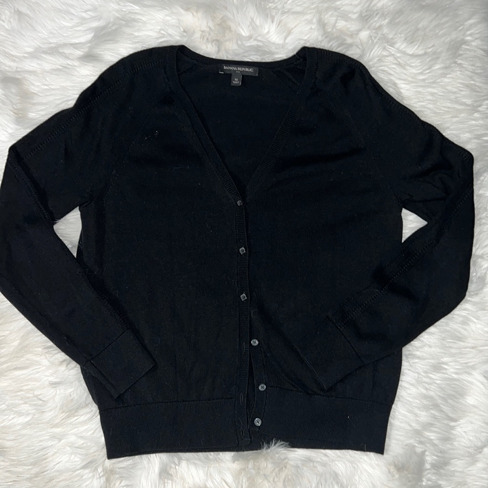 Banana Republic Black Cardigan